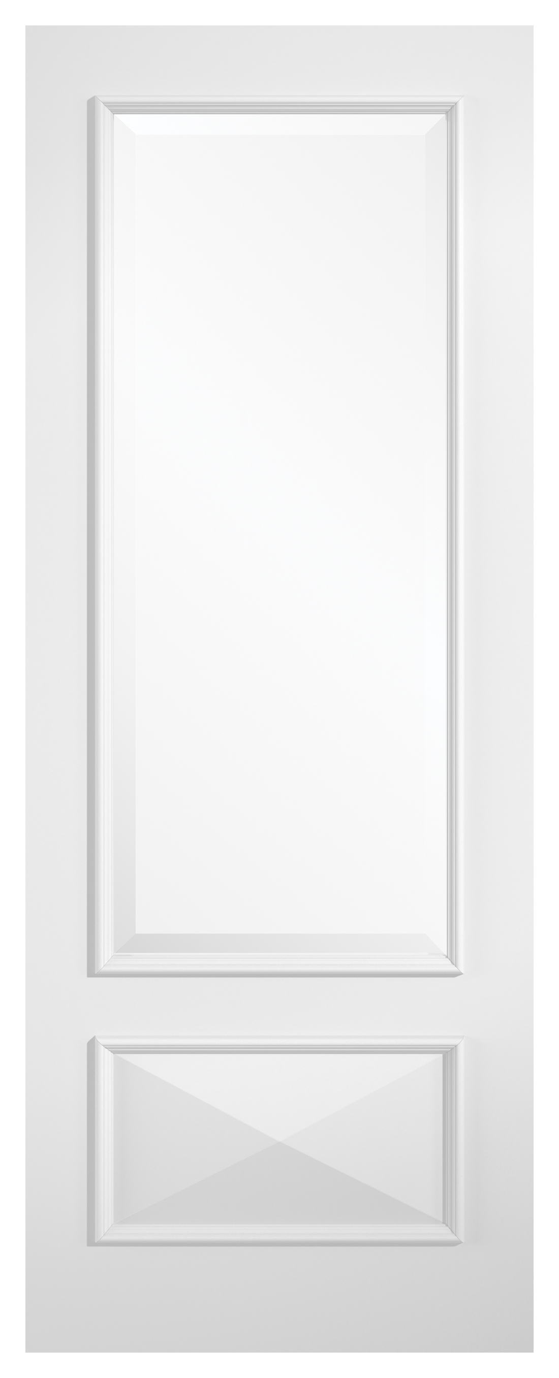 Image of LPD Internal Knightsbridge 1 Panel Primed Plus White Solid Core Door - 838 x 1981mm
