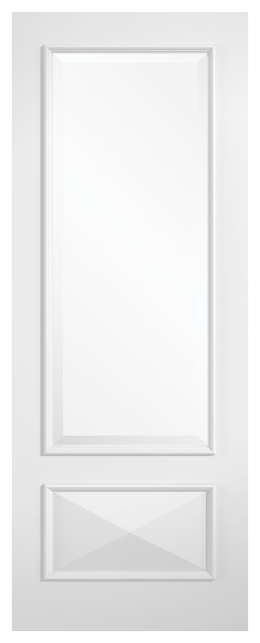 LPD Internal Knightsbridge Glazed Primed Plus White Door