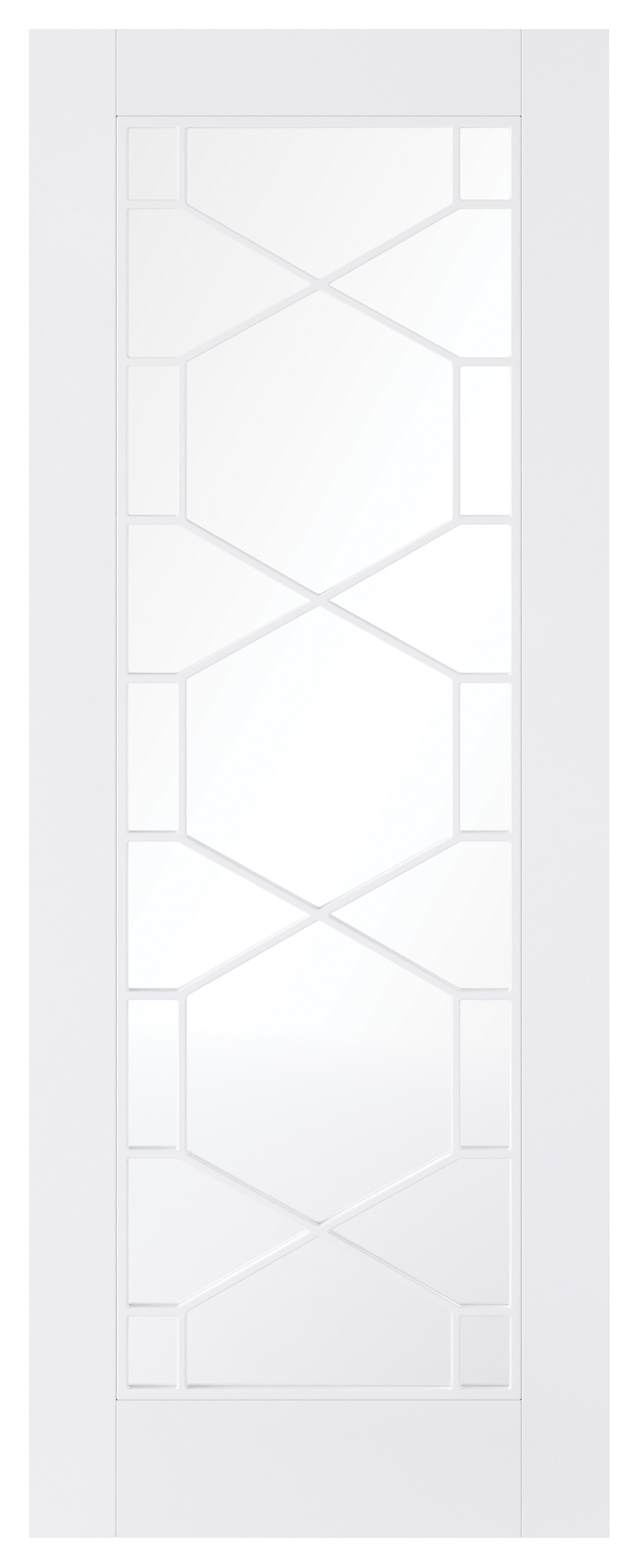 LPD Internal Orly Glazed Primed White Solid Core Door - 686 x 1981mm