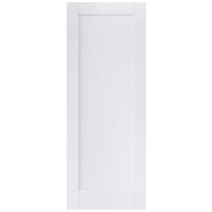 Image of LPD Internal 1 Panel Pattern 10 Primed White Solid Core Door - 610 x 1981mm