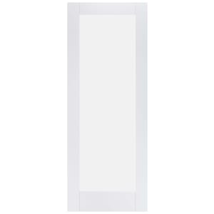 Image of LPD Internal 1 Lite Pattern 10 Primed White Solid Core Door 838 x 1981mm