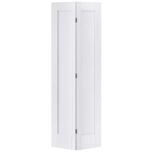 Image of LPD Internal 2 Panel Bi-Fold Pattern 10 Primed White Solid Core Door - 686 x 1981mm