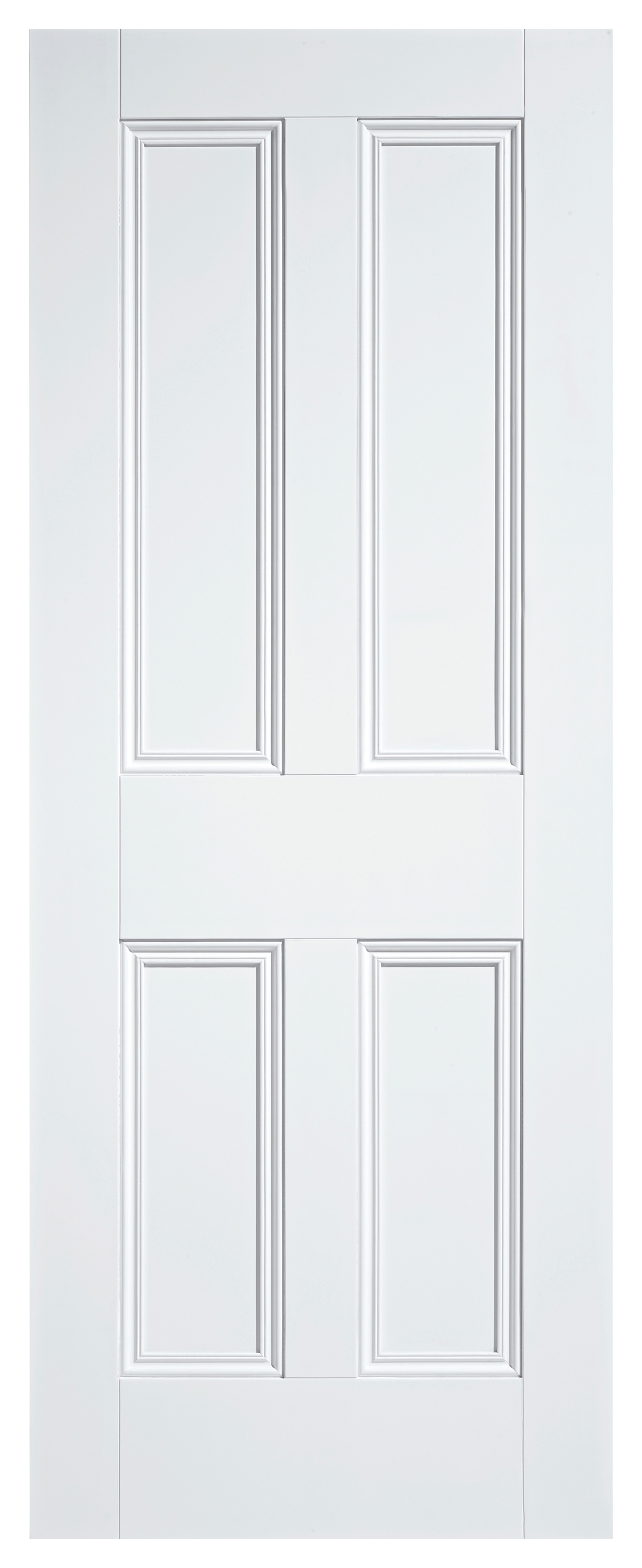 Image of LPD Internal 4 Panel Primed White Solid Core Door - 610 x 1981mm