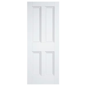 Image of LPD Internal 4 Panel Primed White Solid Core Door - 762 x 1981mm