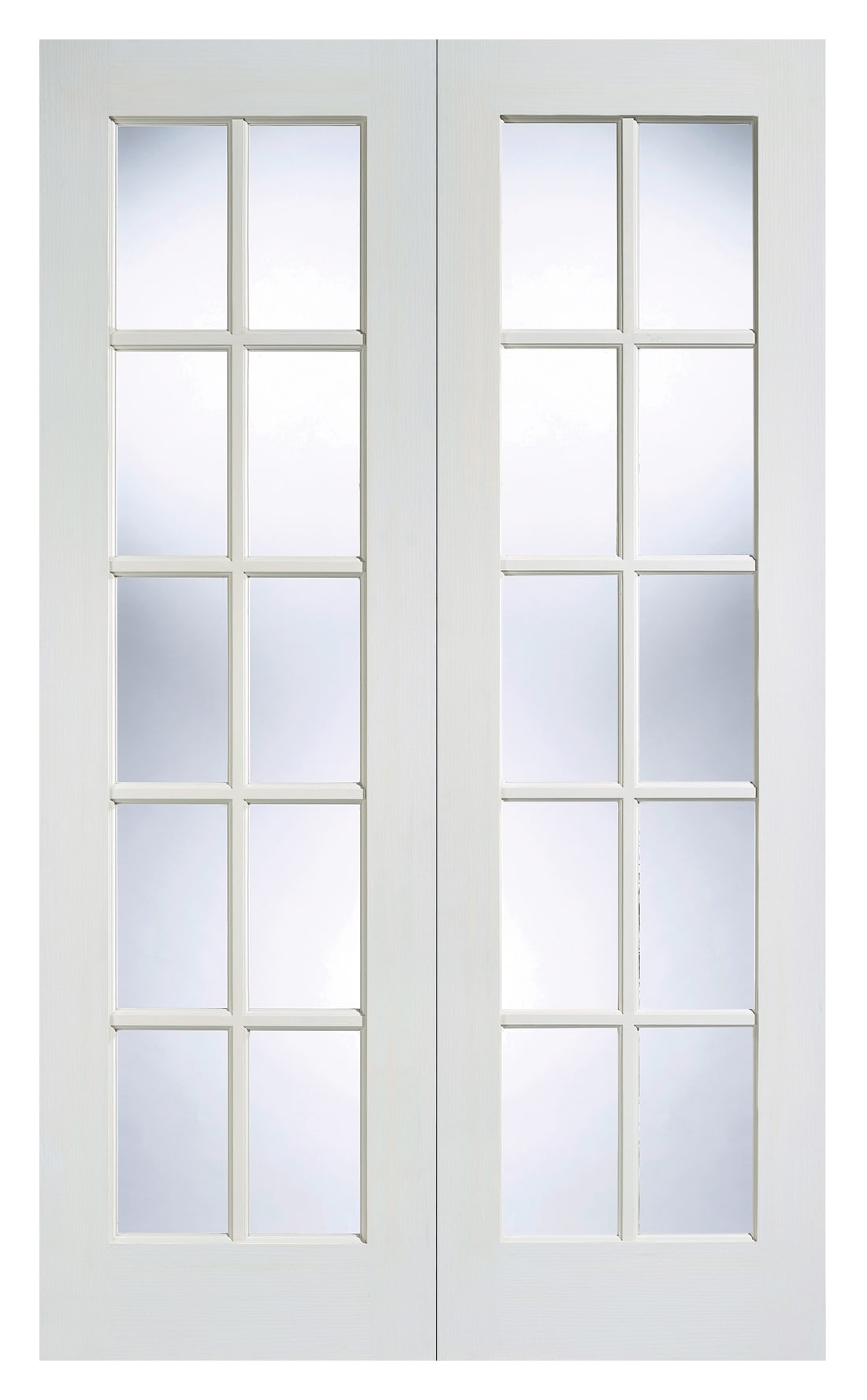 LPD Internal GTPSA Clear Glazed Primed White Door