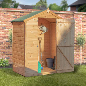 Mercia 3 x 5ft Shiplap Windowless Apex Timber Shed
