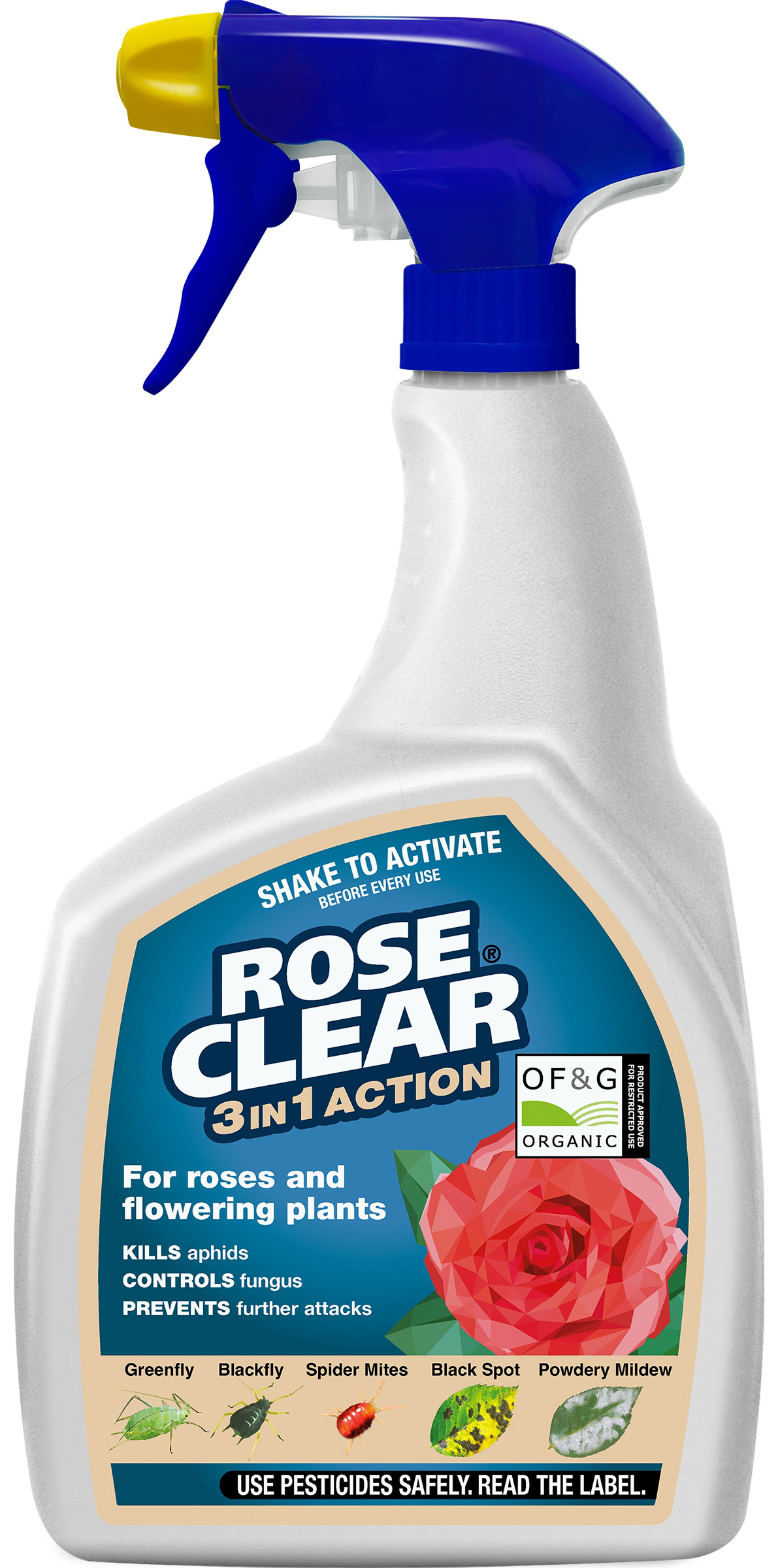 Rose Clear 3-in-1 Ready To Use Spray -