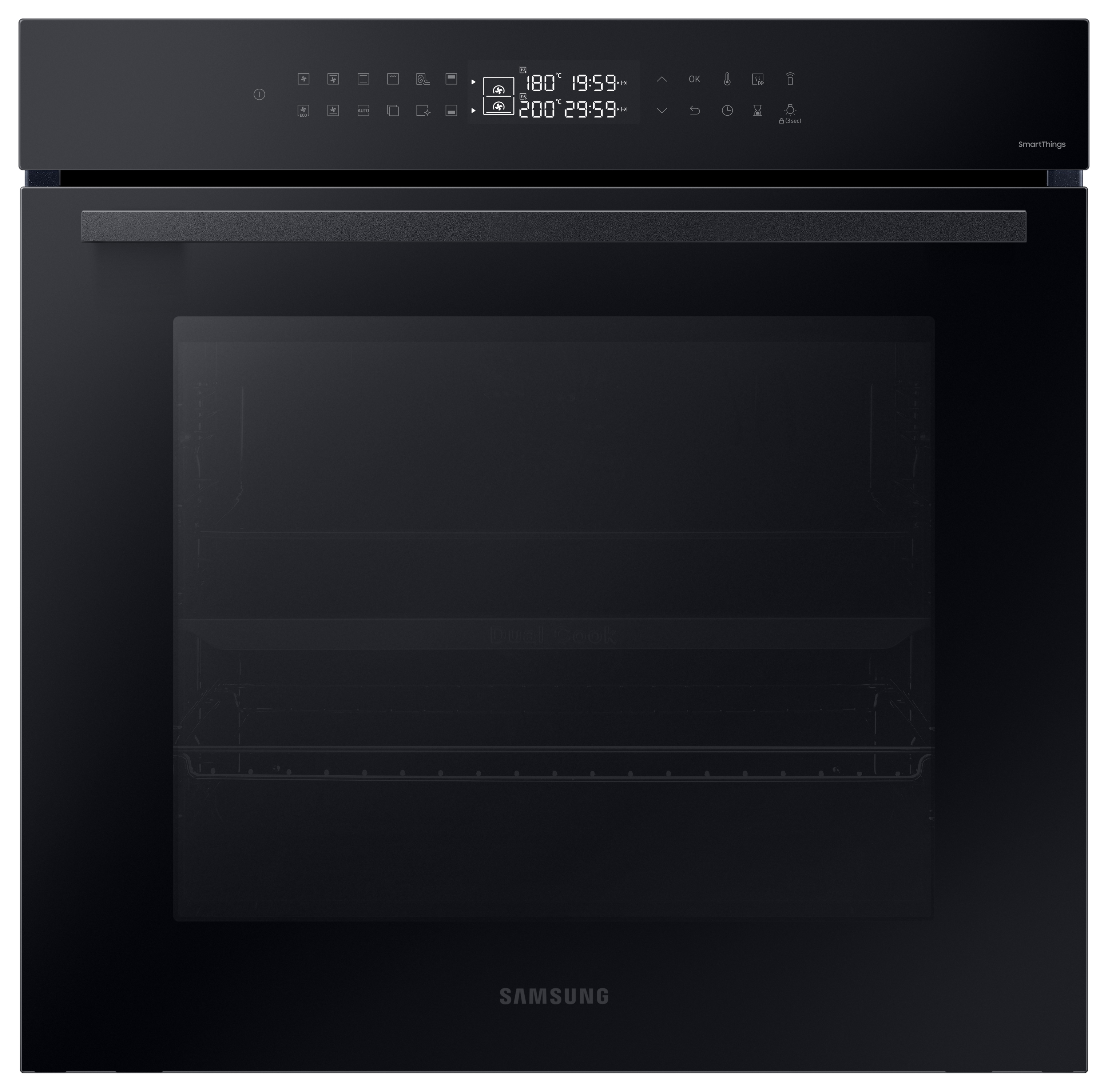 Samsung NV7B42205AK/U4 A+ Series 4 Dual Cook Smart Oven - Black Glass