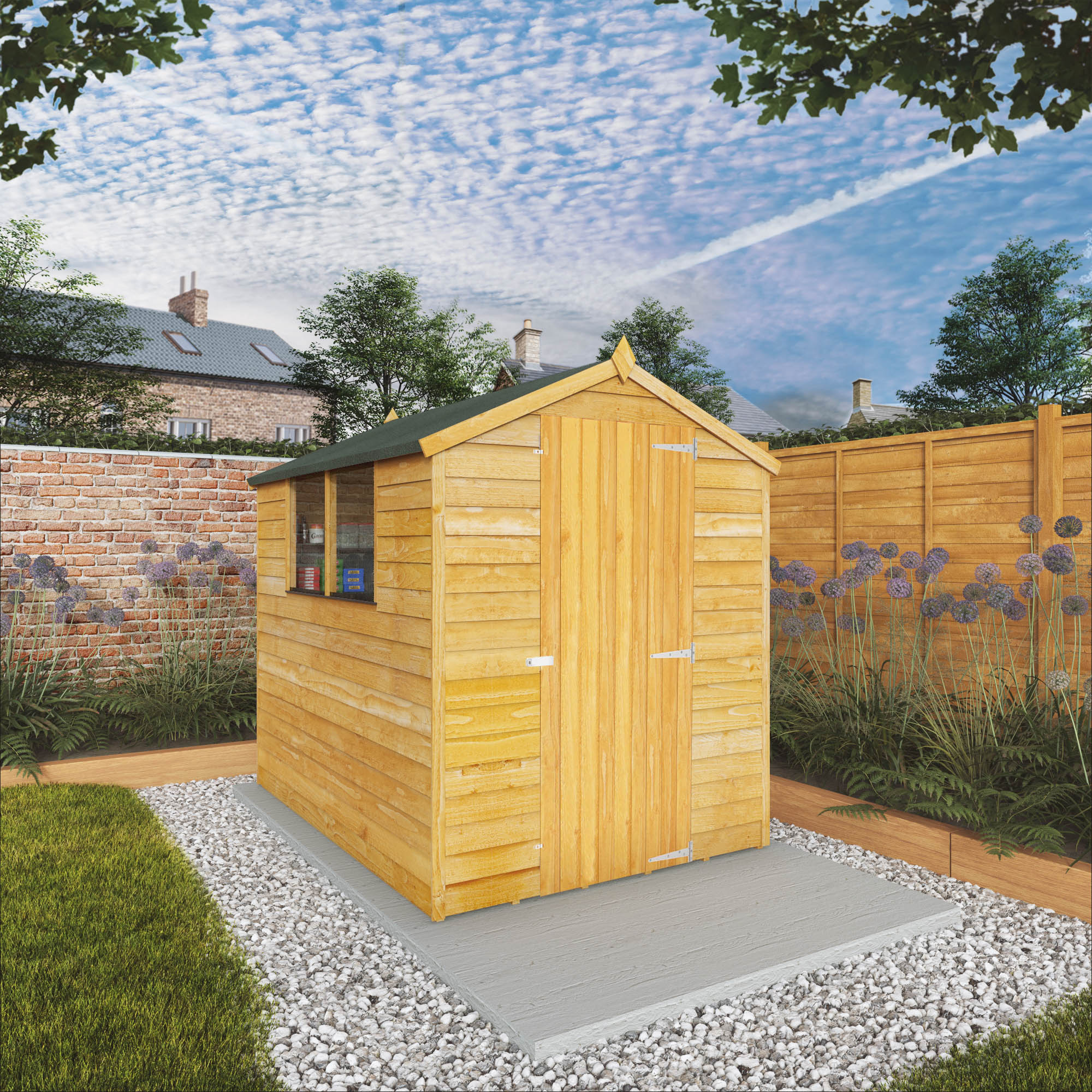 Image of Mercia 7 x 5ft Overlap Apex Timber Shed