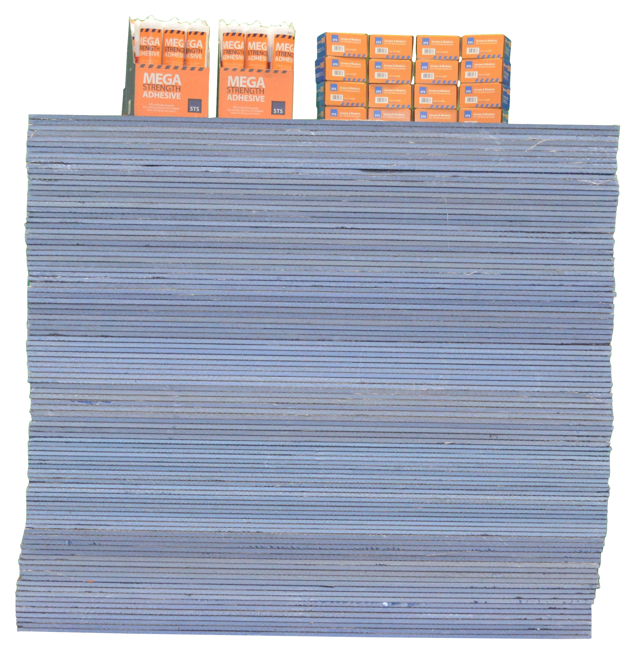 STS Professional Tile Backer Board Kit - 1200 x 600 x 10mm - 60m²