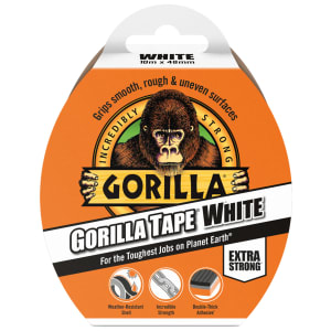 Gorilla White Duct Tape - 10m