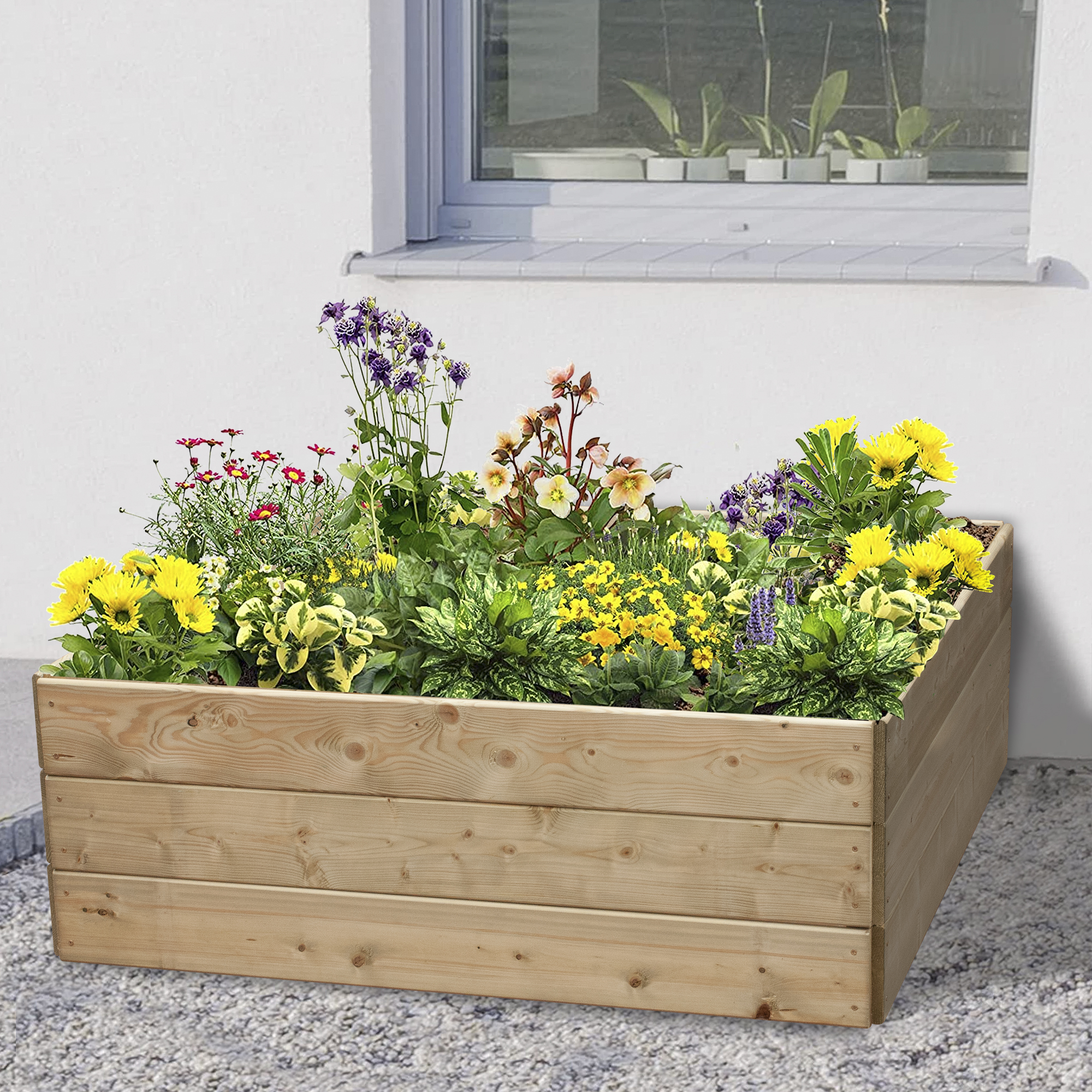 Greena Square Raised Bed - 450 x 1200 x 1200mm