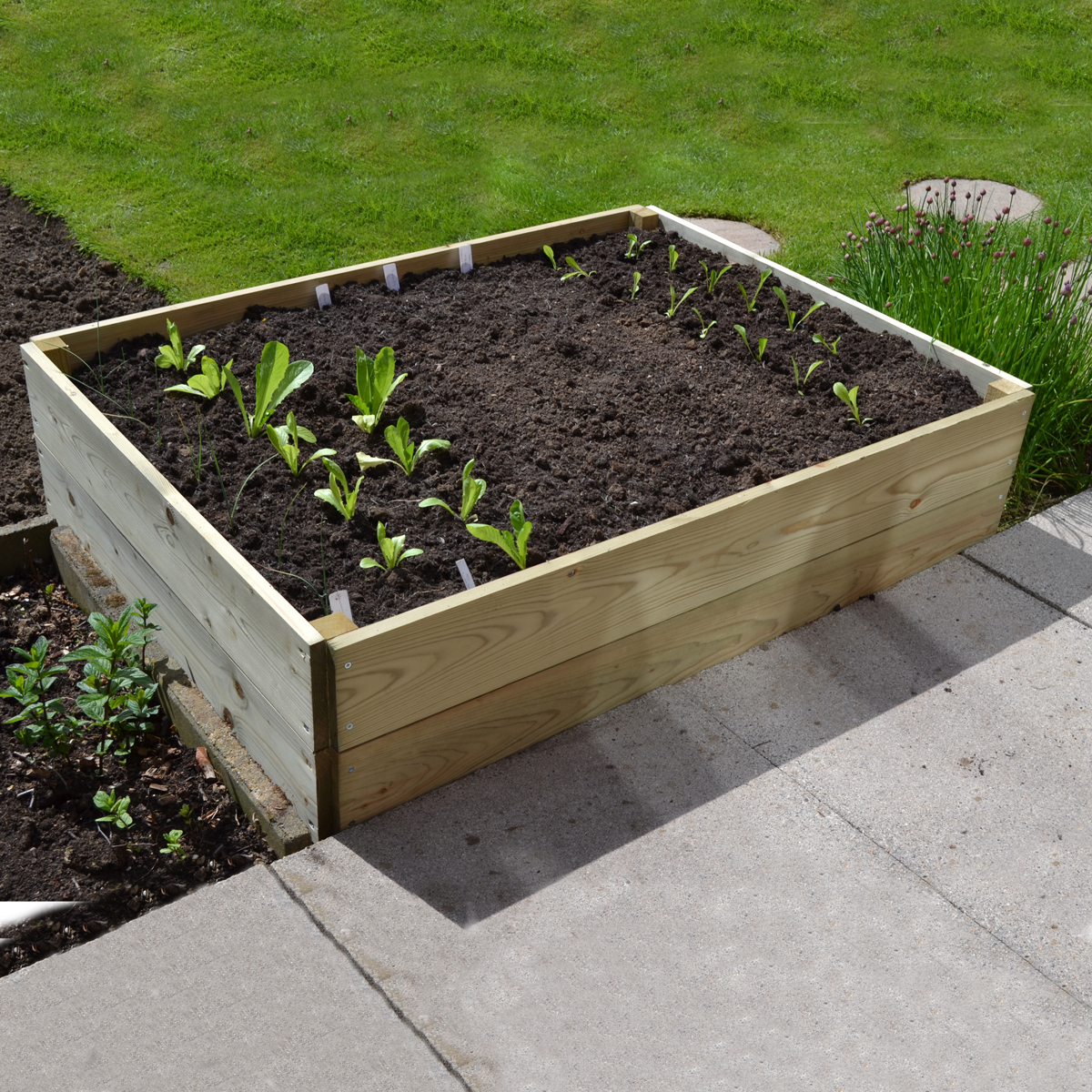 Image of Greena Rectangular Raised Bed - 300 x 900 x 1200mm