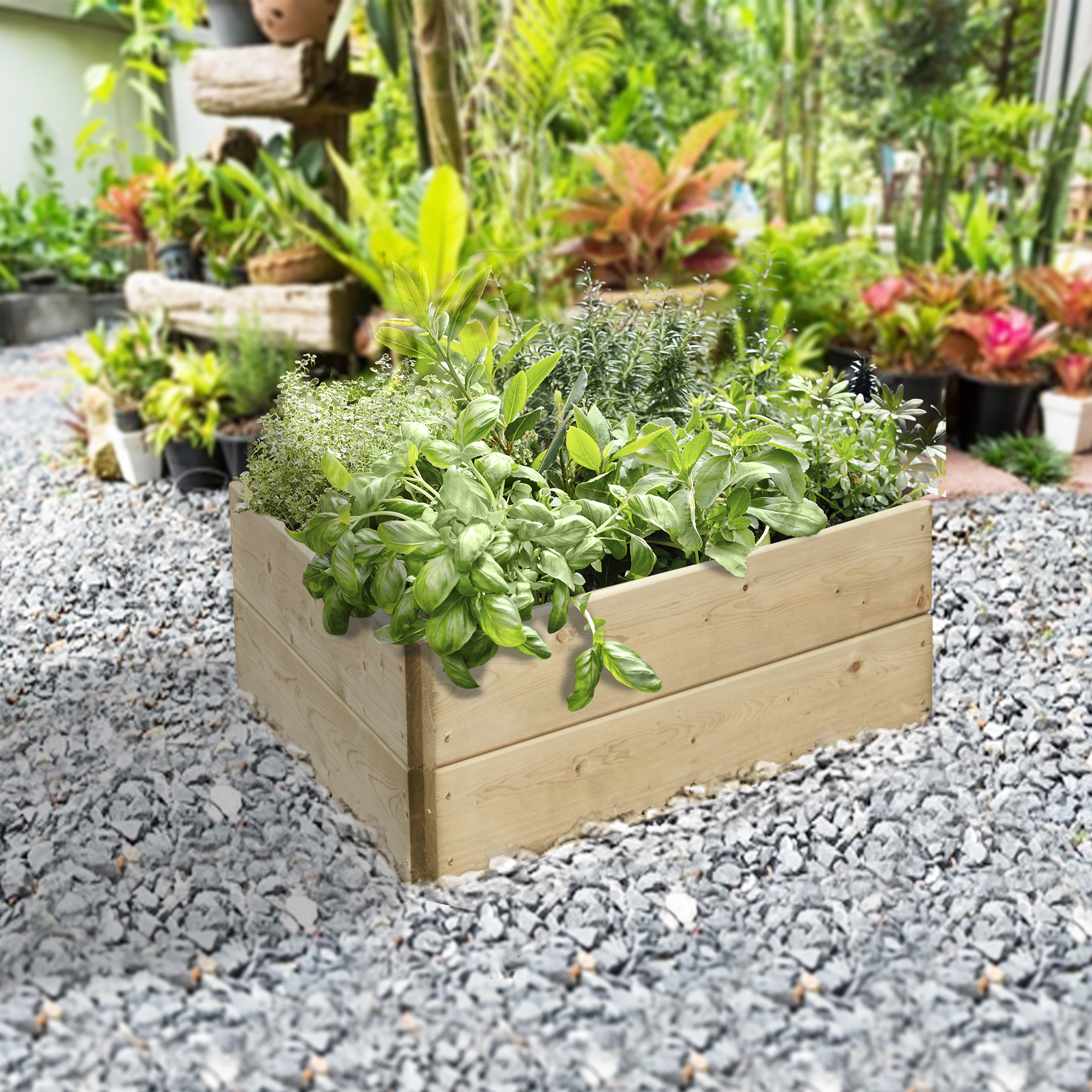 Greena Triangular Raised Bed - 300 x 900 x 900mm