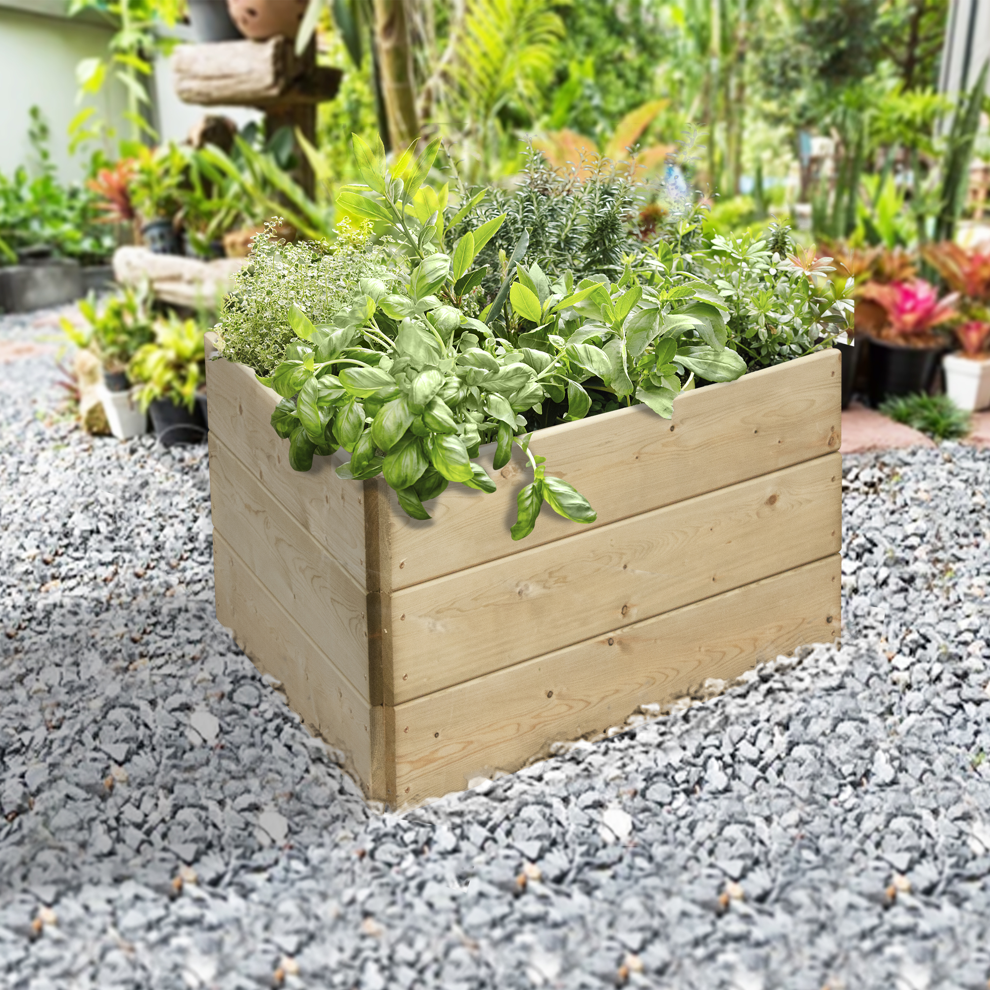 Greena Triangular Raised Bed - 450 x 900 x 900mm