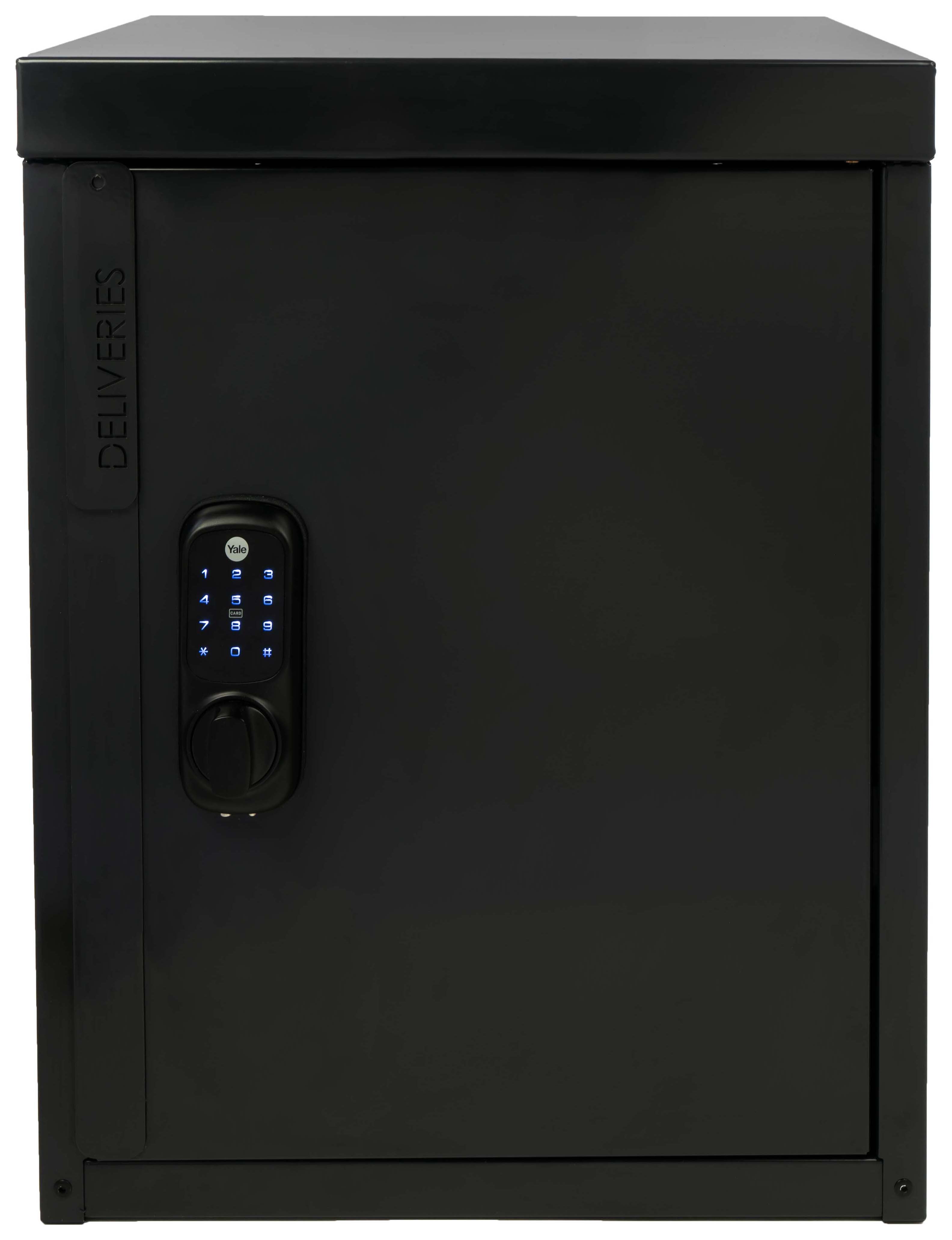 Image of Yale Smart Delivery Box with Black Keyless Lock - Black