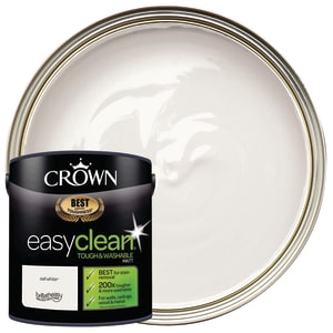 Crown Easyclean Matt Emulsion Paint - Sail White - 2.5L