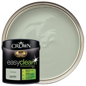 Crown Easyclean Matt Emulsion Paint - Mellow Sage - 2.5L