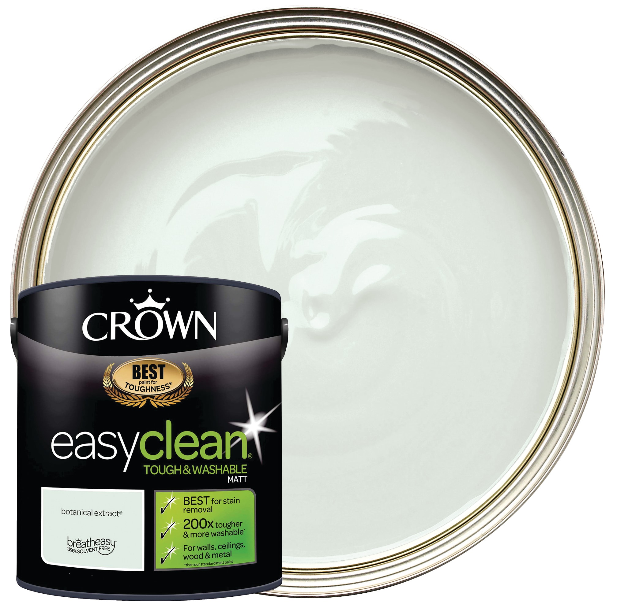 Crown Easyclean Matt Emulsion Paint - Botanical Extract