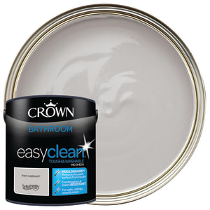 Crown Easyclean Mid Sheen Emulsion Bathroom Paint - Linen Cupboard - 2.5L