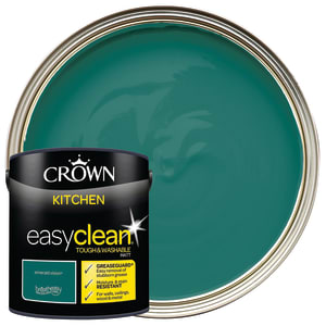 Crown Retail Easyclean Kitchen Emulsion Paint - Emerald Vision - 2.5L