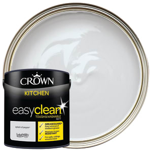 Crown Easyclean Matt Emulsion Kitchen Paint - Splash of Pepper - 2.5L