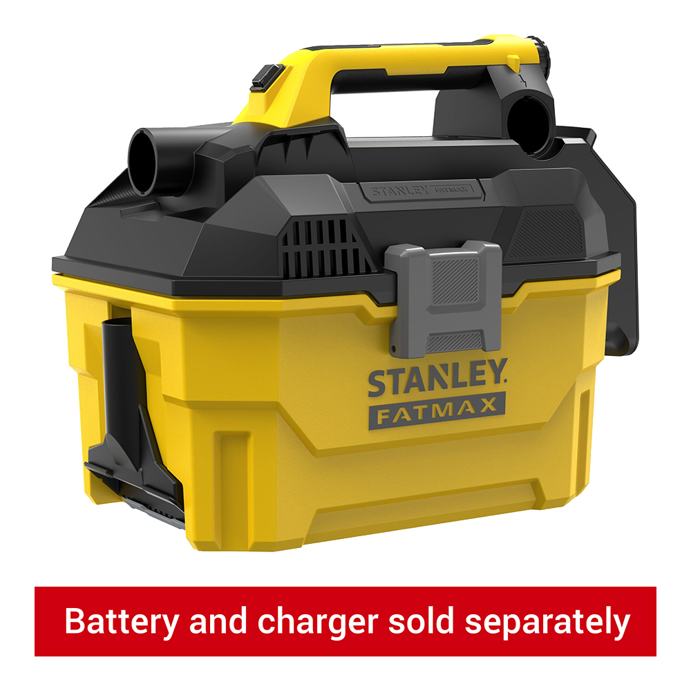 Image of Stanley FatMax® V20 SFMCV002B-XJ 18V Cordless Wet & Dry Vacuum Cleaner 7.5L- Bare