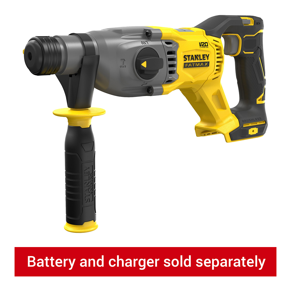 Image of Stanley FatMax® V20 SFMCH900B-XJ 18V Cordless Brushless SDS+ Drill - Bare