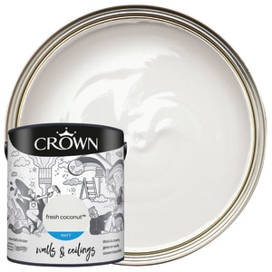 Crown Matt Emulsion Paint - Fresh Coconut - 2.5L