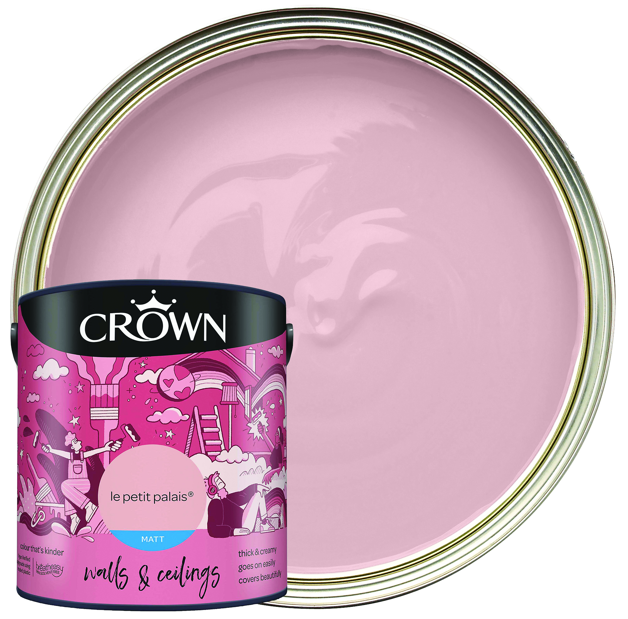 Crown Matt Emulsion Paint - Le Petit Palais