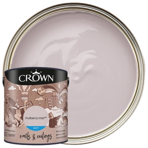 Crown Matt Emulsion Paint - Mulberry Mist - 2.5L