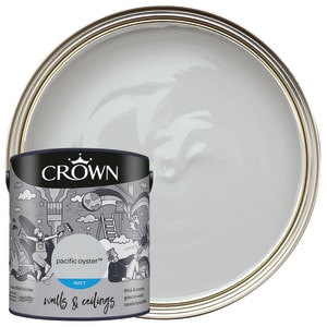 Crown Matt Emulsion Paint - Pacific Oyster - 2.5L