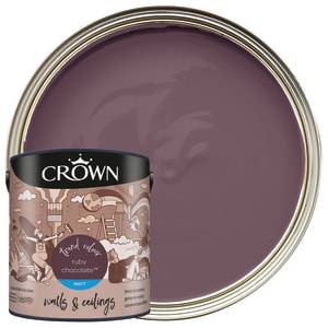 Crown Matt Emulsion Paint - Ruby Chocolate - 2.5L