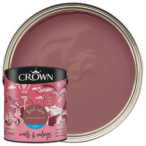 Crown Matt Emulsion Paint - Winter Cherry - 2.5L