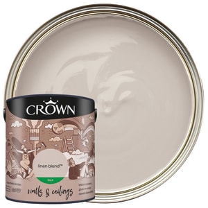 Crown Silk Emulsion Paint - Linen Blend - 2.5L