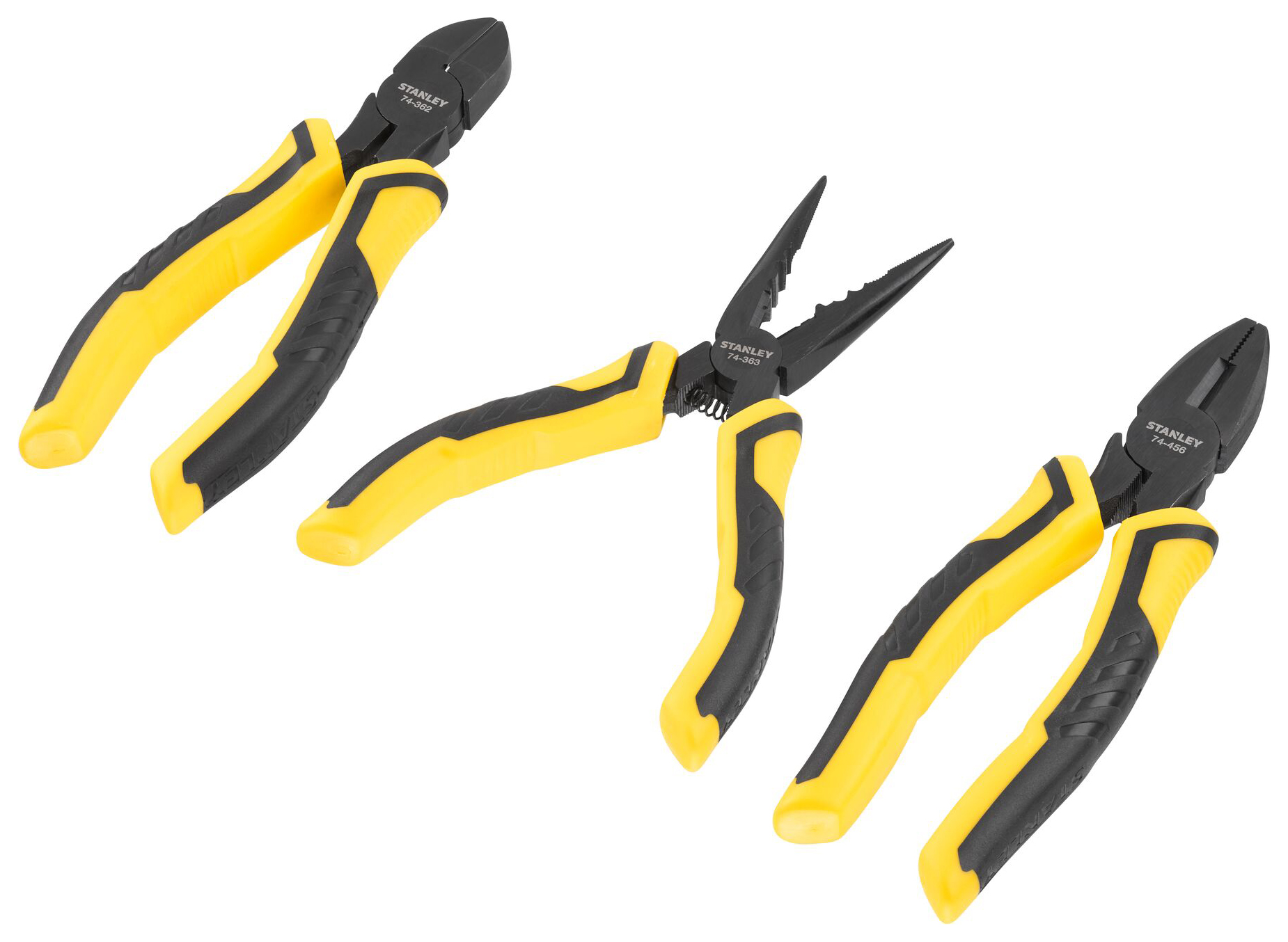 Image of Stanley STHT0-75094 ControlGrip 3 Piece Plier Set