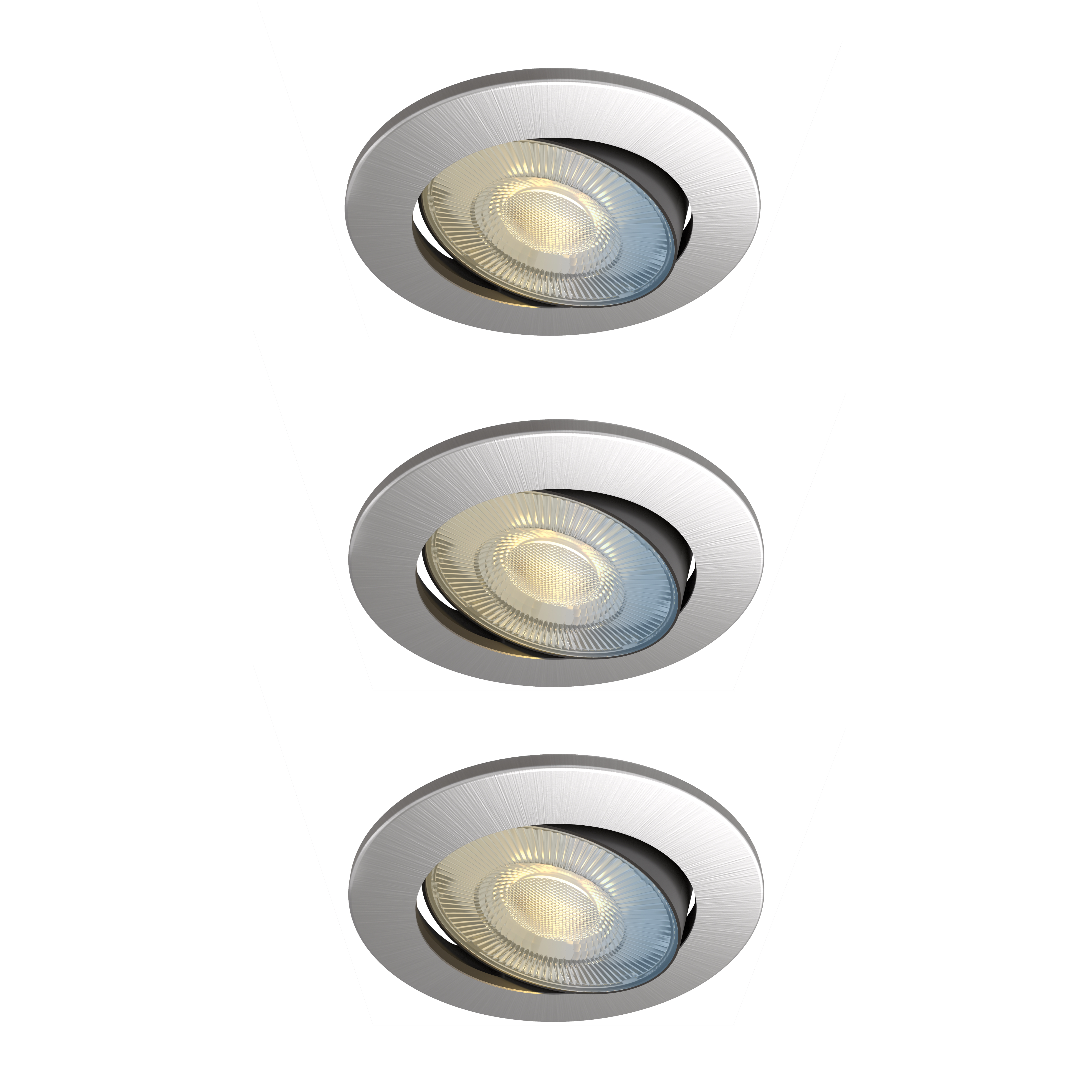 Calex Smart 5W Adjustable Brushed Steel LED Downlight