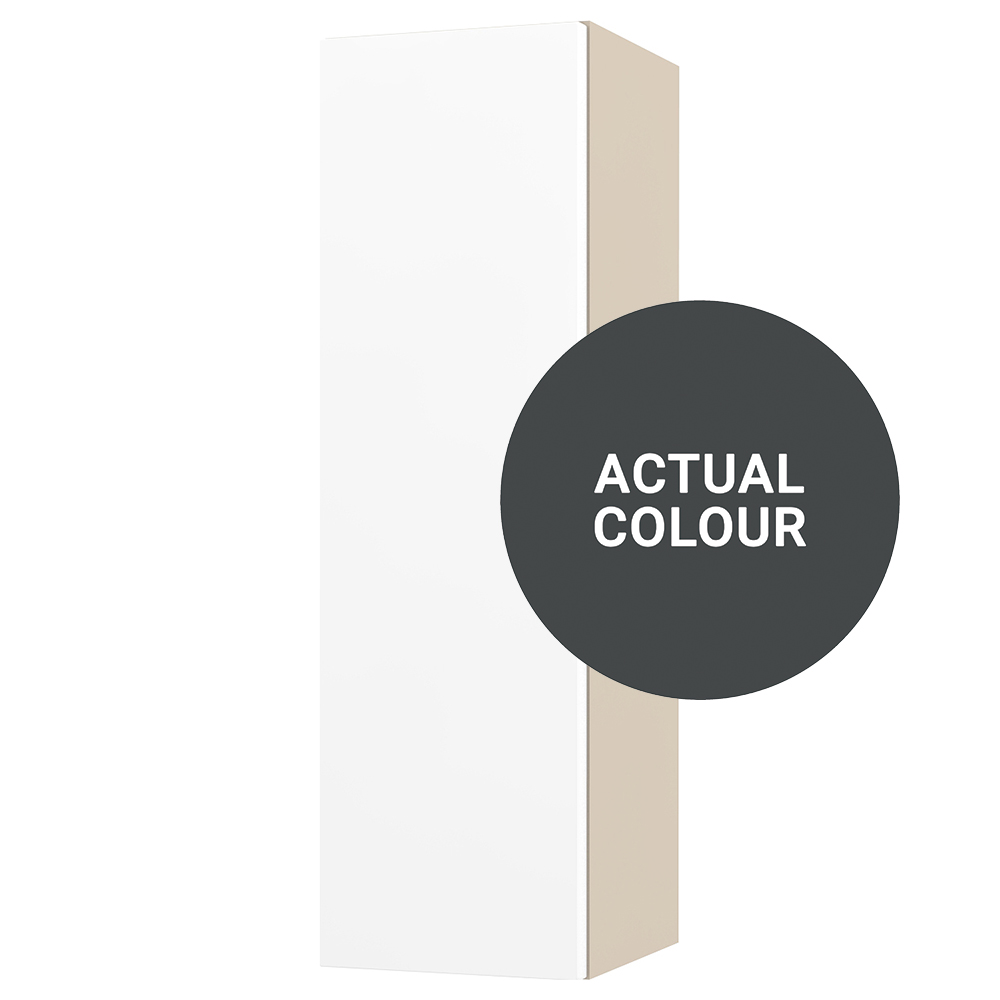 Image of Duarti By Calypso Cascade 200mm Full Depth 1 Door Wall Hung Wall Hung Unit - Midnight Grey