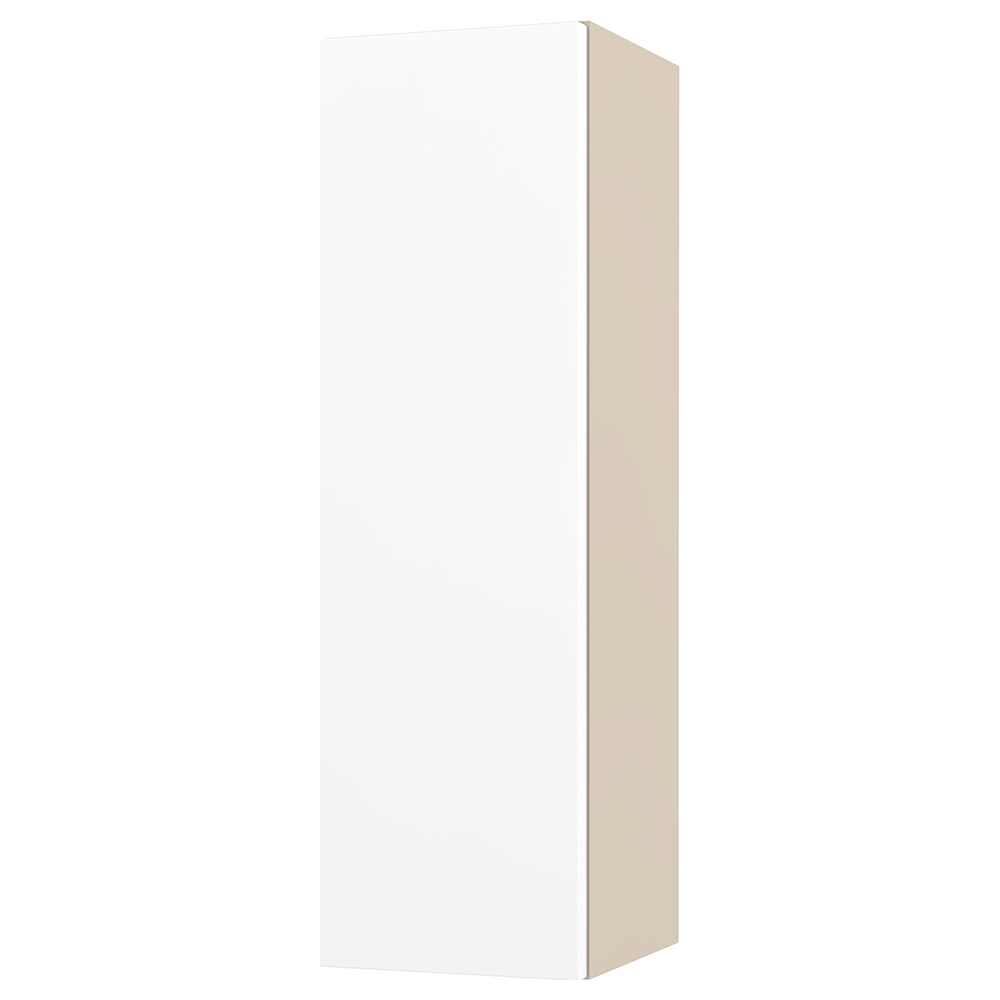 Image of Duarti By Calypso Cascade 200mm Full Depth 1 Door Wall Hung Wall Hung Unit - Matt White