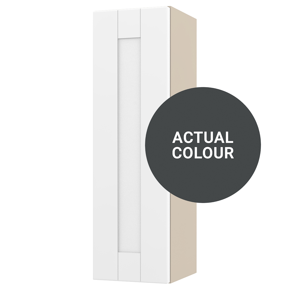 Image of Duarti By Calypso Highwood 200mm Full Depth 1 Door Wall Hung Wall Hung Unit - Midnight Grey