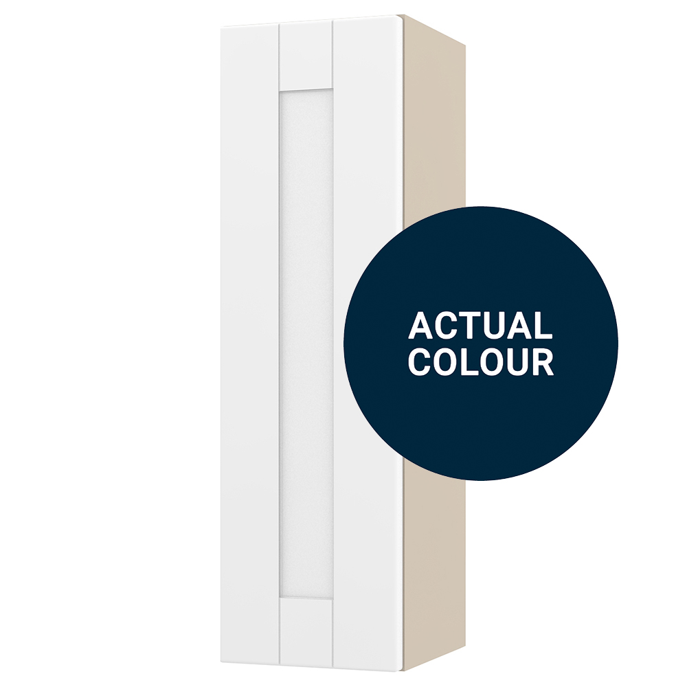 Image of Duarti By Calypso Highwood 200mm Full Depth 1 Door Wall Hung Wall Hung Unit - Midnight Blue