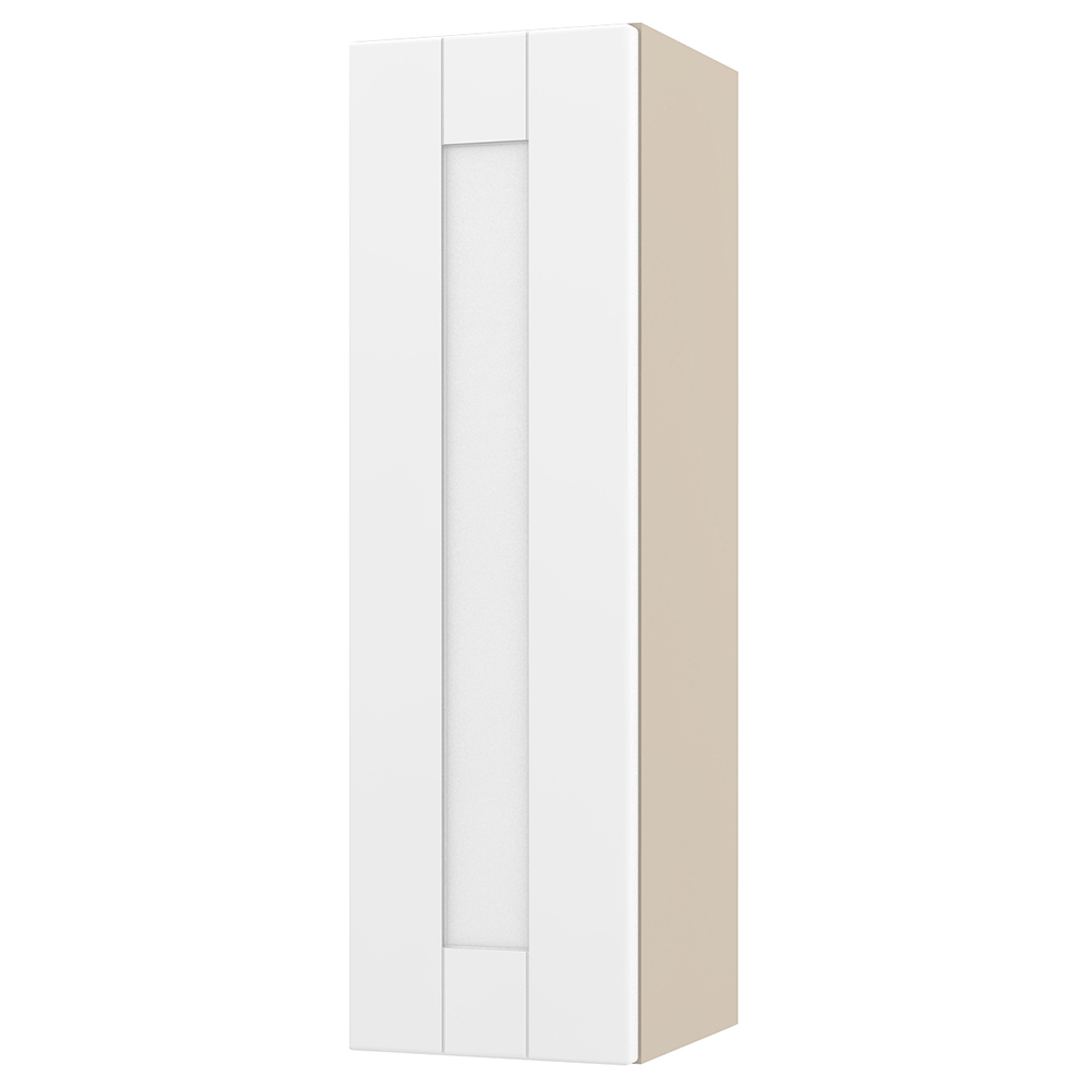 Image of Duarti By Calypso Highwood 200mm Full Depth 1 Door Wall Hung Wall Hung Unit - Matt White