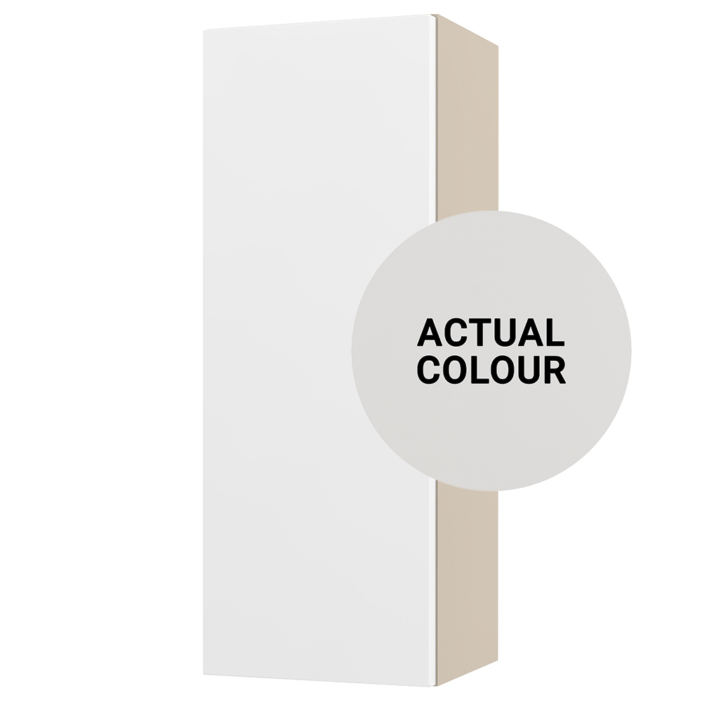 Image of Duarti By Calypso Cascade 300mm Full Depth 1 Door Wall Hung Unit - Mirror Grey