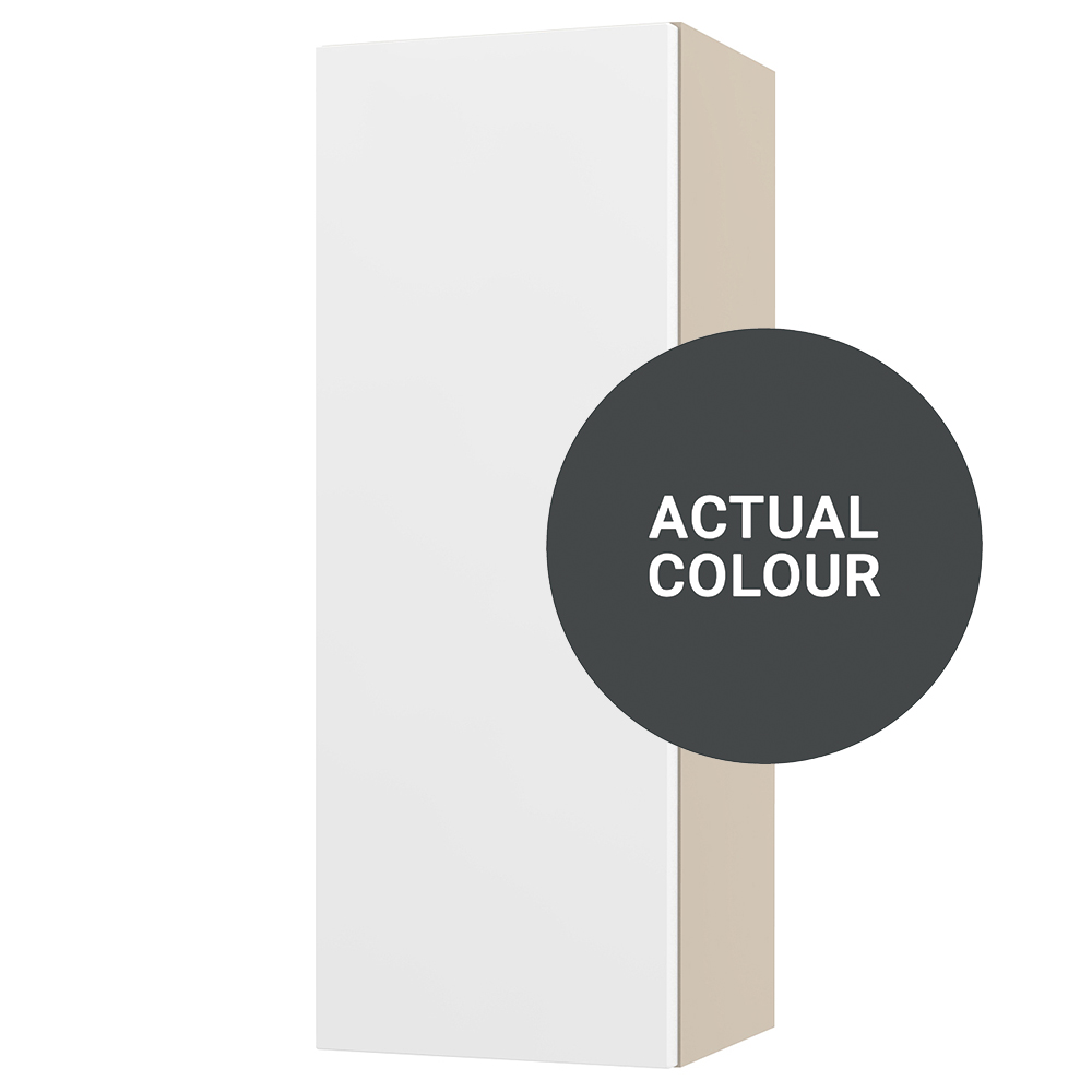 Image of Duarti By Calypso Cascade 300mm Full Depth 1 Door Wall Hung Unit - Midnight Grey