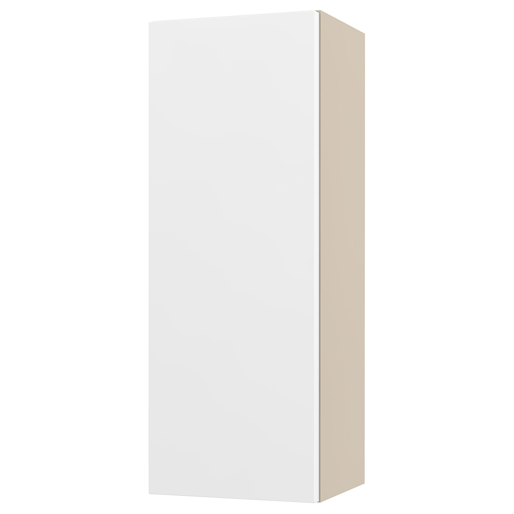 Image of Duarti By Calypso Cascade 300mm Full Depth 1 Door Wall Hung Unit - Matt White