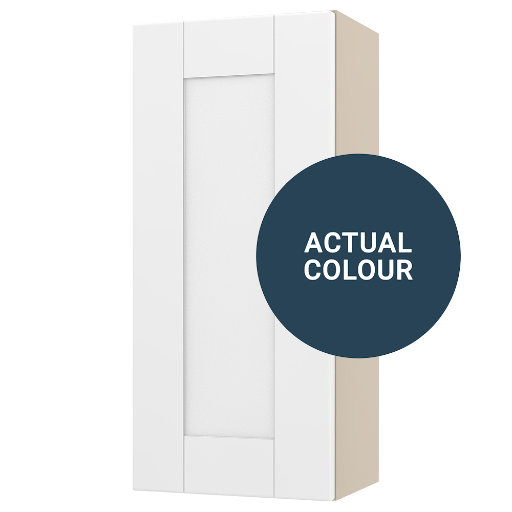 Image of Duarti By Calypso Highwood 300mm Full Depth 1 Door Wall Hung Unit - Twilight Blue