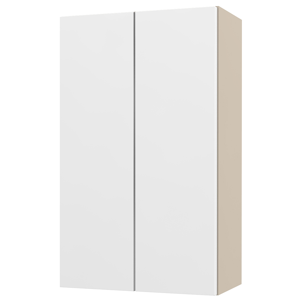 Image of Duarti By Calypso Cascade 400mm Full Depth 2 Door Wall Hung Unit - Mirror White