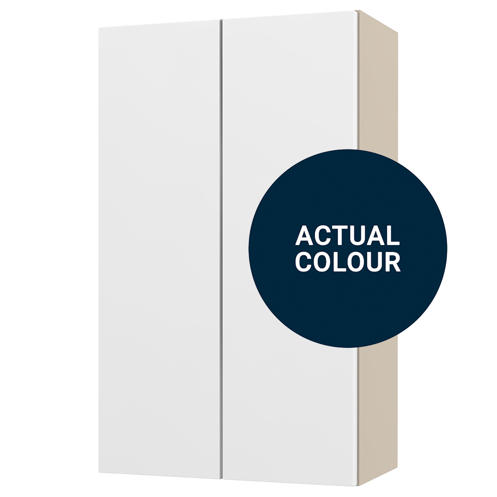 Image of Duarti By Calypso Cascade 400mm Full Depth 2 Door Wall Hung Unit - Midnight Blue