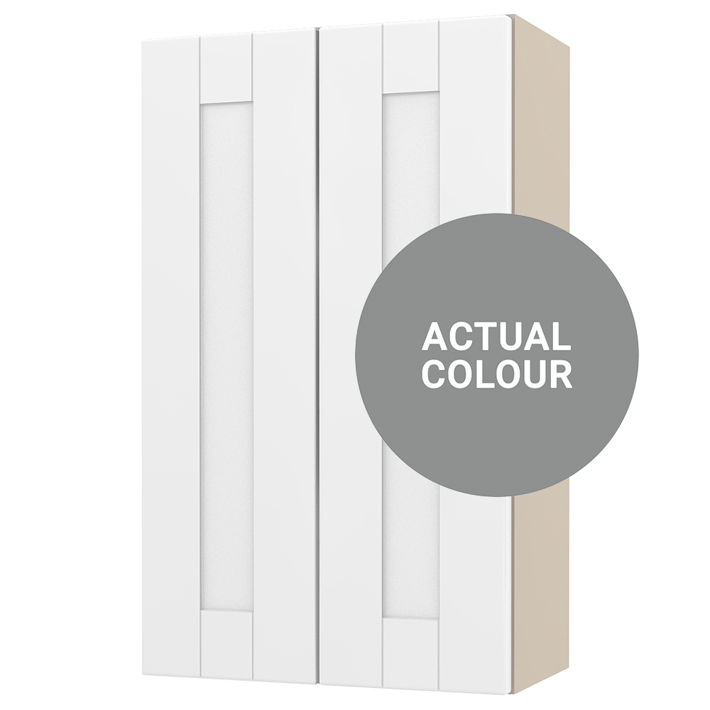 Image of Duarti By Calypso Highwood 400mm Full Depth 2 Door Wall Hung Unit - Twilight Grey