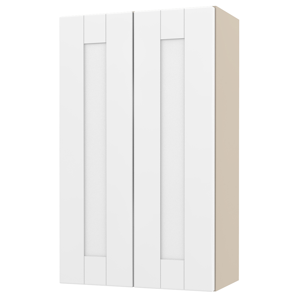 Duarti By Calypso Highwood 400mm Full Depth 2 Door Wall Hung Unit - Matt White